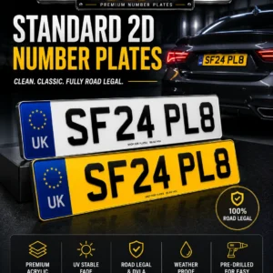 Standard 2D Number Plates