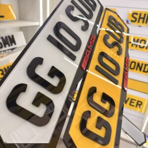 4D Number Plates
