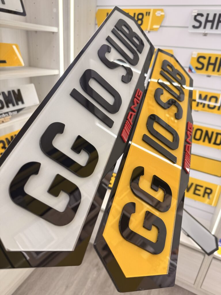 4D Number Plates